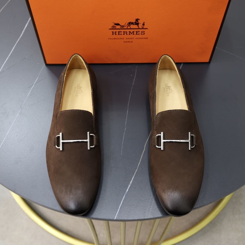 H**mes leather shoes